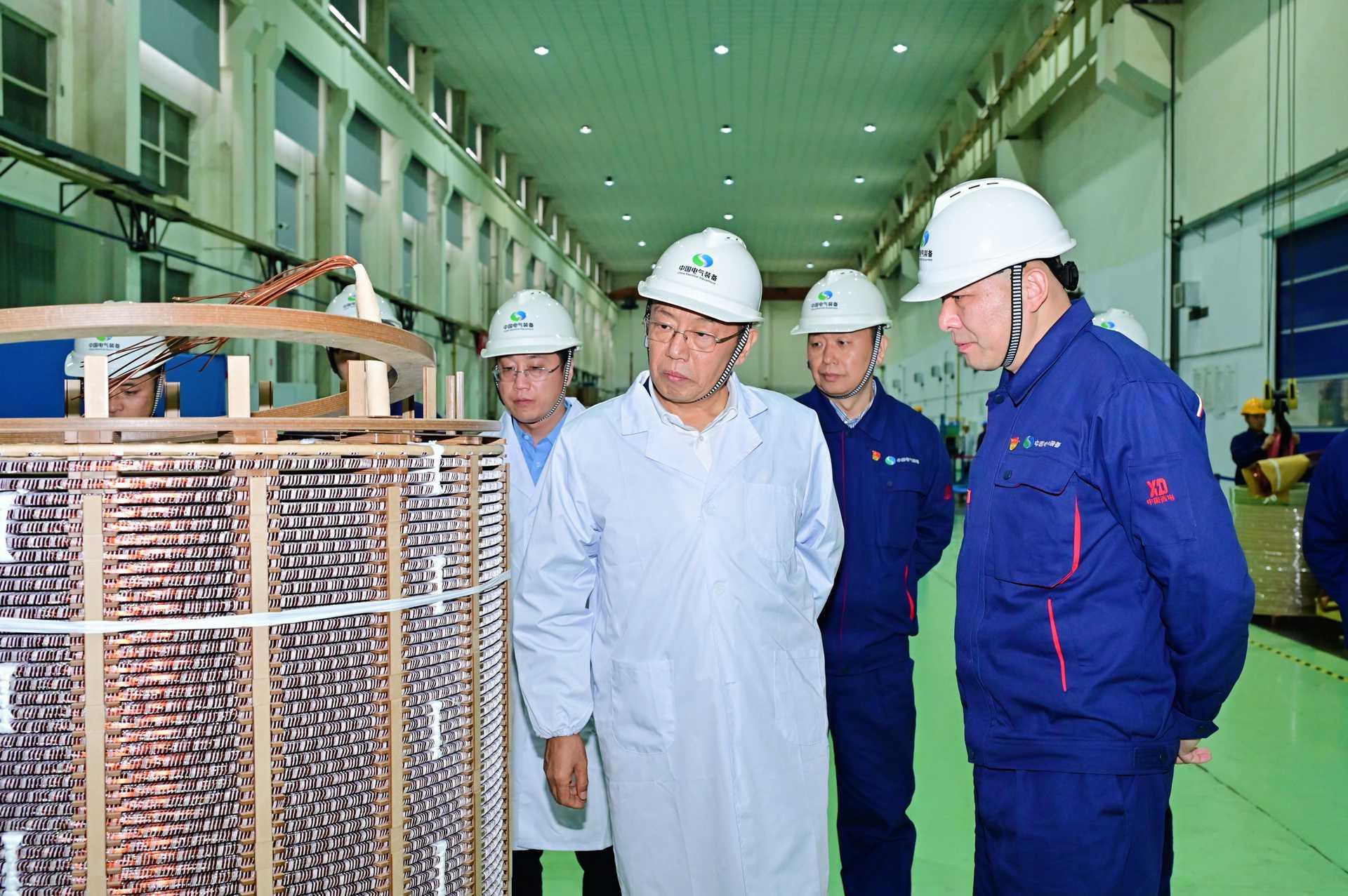 中國西電黨委書記、董事長趙永志赴西電中特調(diào)研